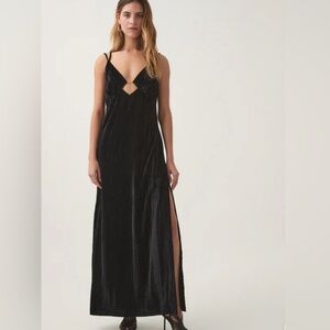 Aje Moonbow Velvet Maxi Dress